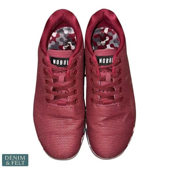 NOBULL Unisex Radial Trainer Cabernet Red Gym CrossFit Shoes/Sneakers - Picture 6 of 16